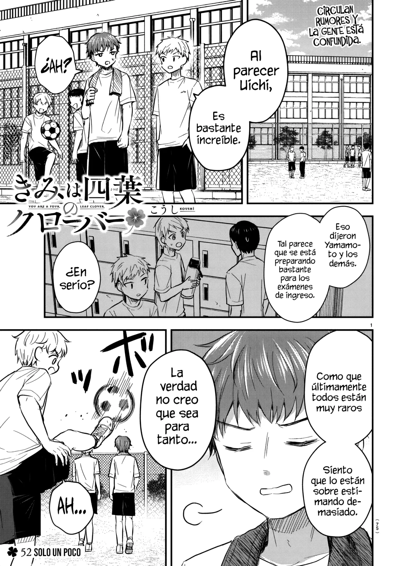 Kimi wa Yotsuba no Clover Capítulo 52 - Page 4