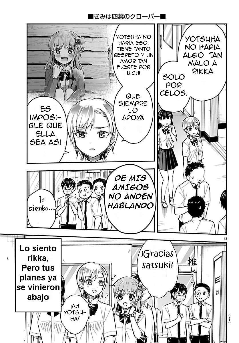 Kimi wa Yotsuba no Clover Capítulo 58 - Page 13