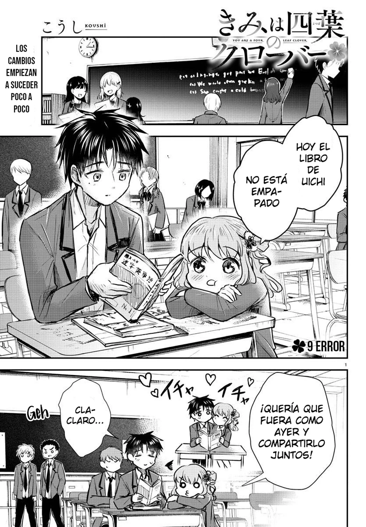 Kimi wa Yotsuba no Clover Capítulo 9 - Page 1