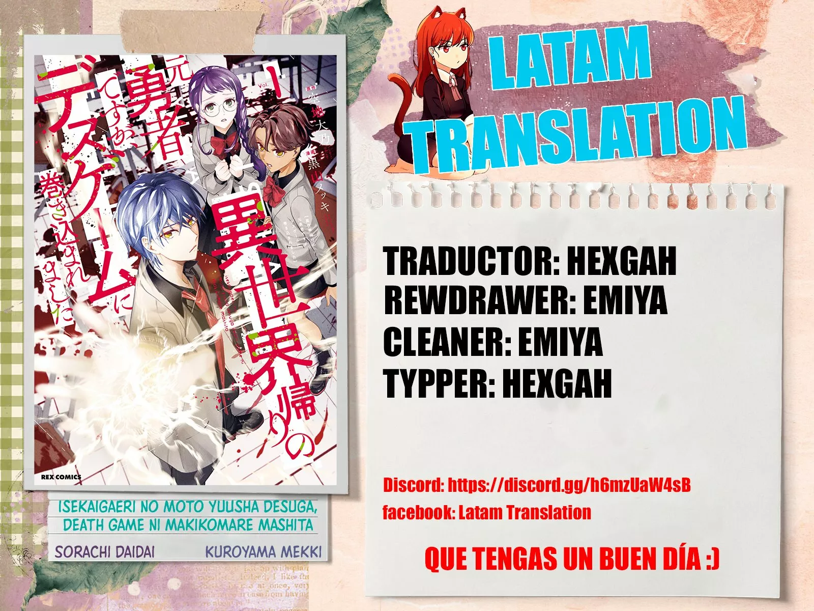 Death Game Ni Makikomore Mashita, Isekai Gaeri No Moto Yusha Desuga Capítulo 8 - Page 1