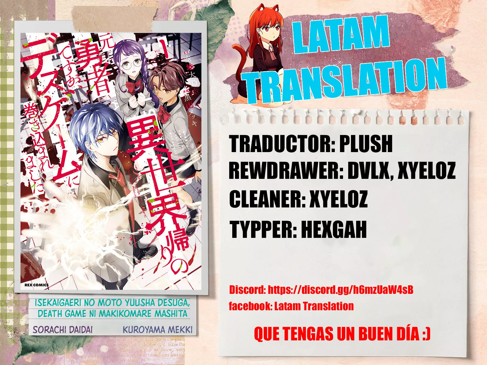 Death Game Ni Makikomore Mashita, Isekai Gaeri No Moto Yusha Desuga Capítulo 9.2 - Page 1