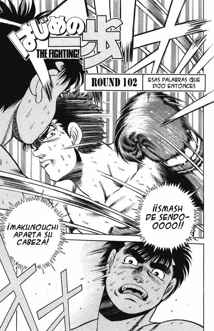 Hajime no Ippo Capítulo 102 - Page 1
