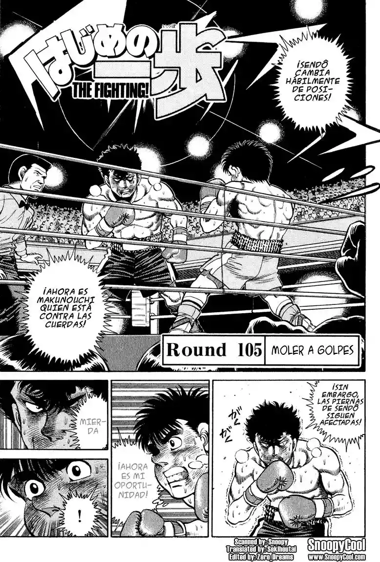 Hajime no Ippo Capítulo 105 - Page 1