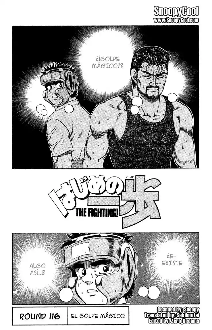 Hajime no Ippo Capítulo 116 - Page 1