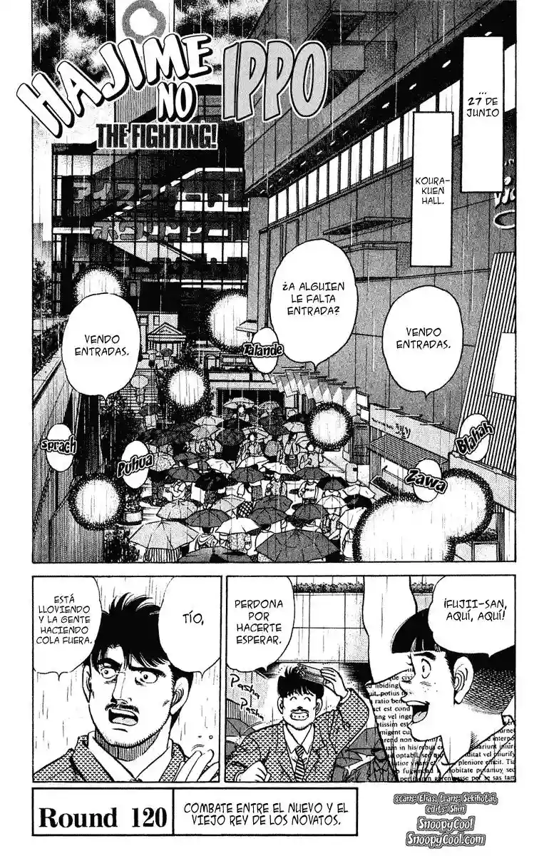 Hajime no Ippo Capítulo 120 - Page 1