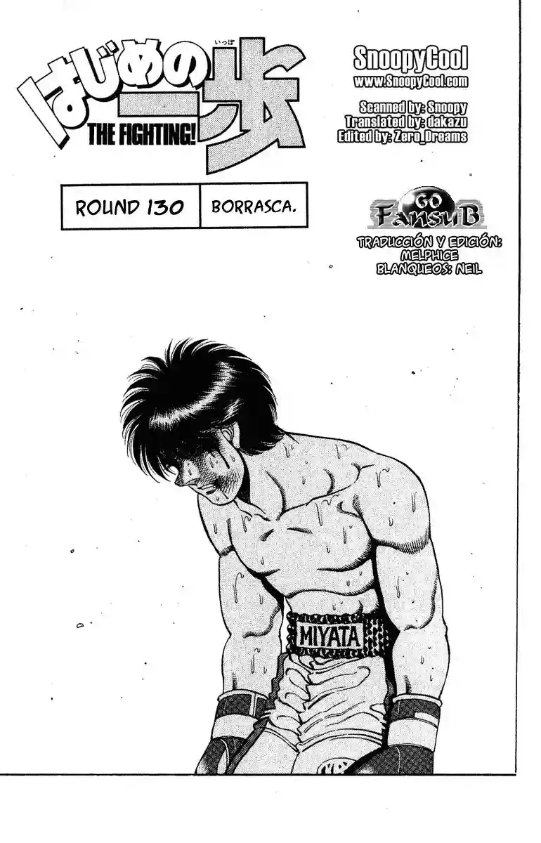 Hajime no Ippo Capítulo 130 - Page 1