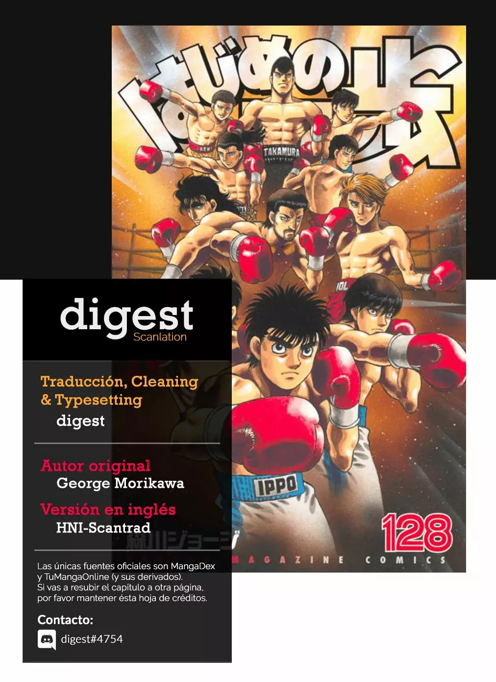Hajime no Ippo Capítulo 1318 - Page 1