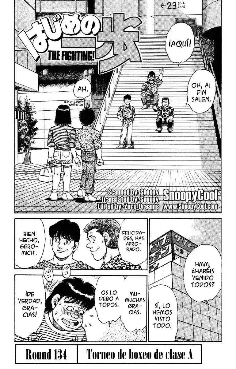Hajime no Ippo Capítulo 134 - Page 1