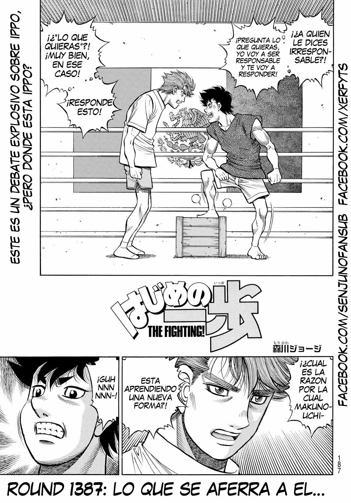 Hajime no Ippo Capítulo 1387 - Page 1
