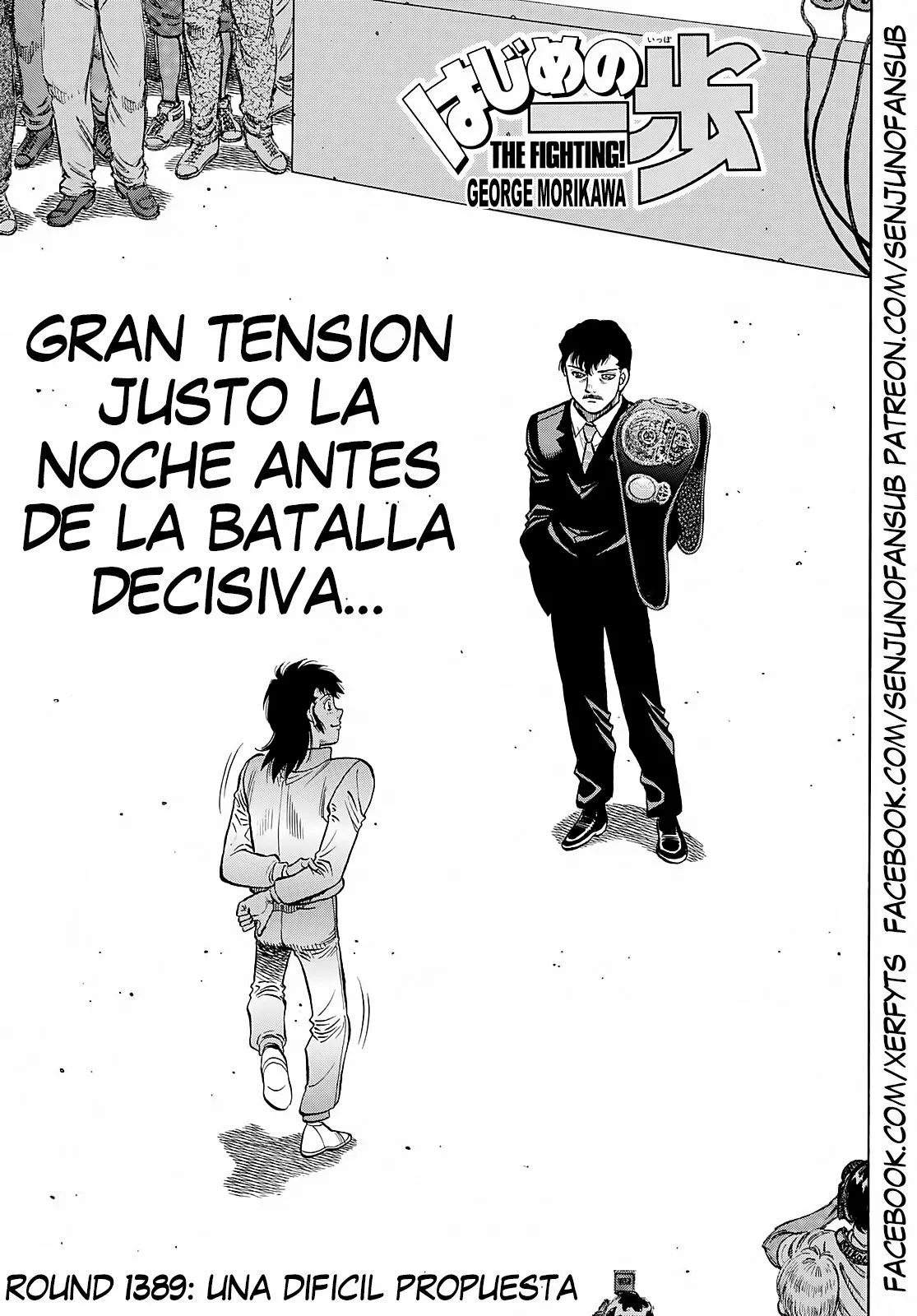 Hajime no Ippo Capítulo 1389 - Page 1