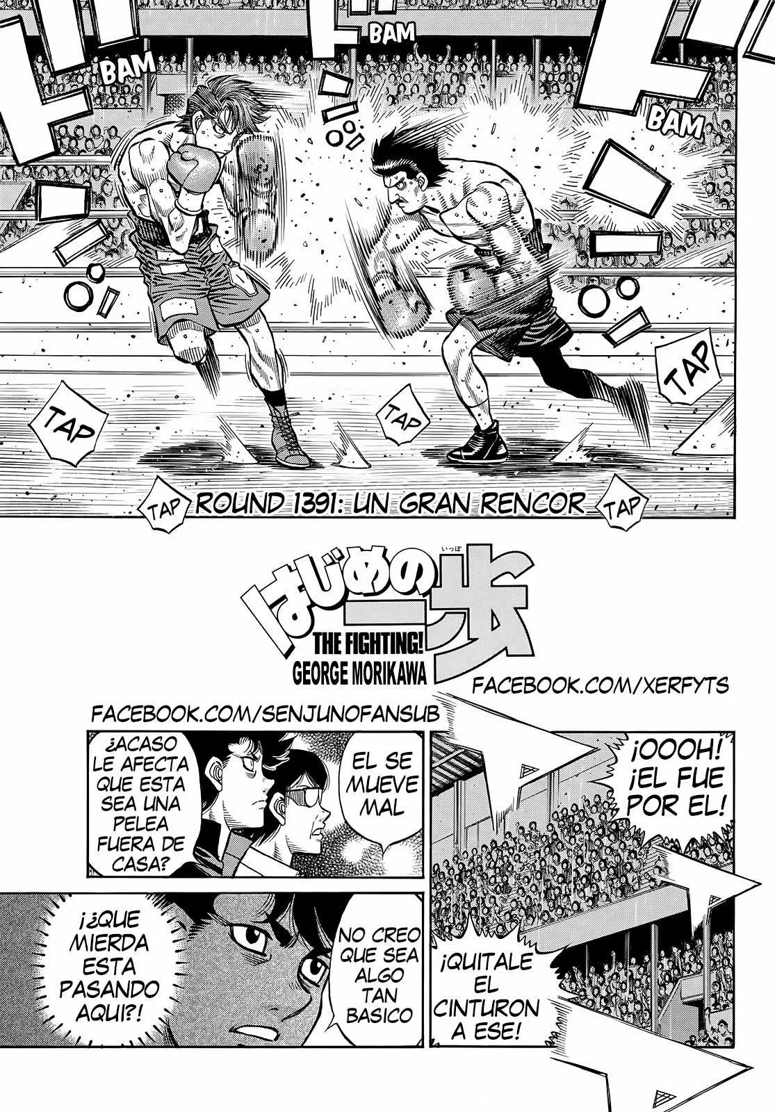 Hajime no Ippo Capítulo 1391 - Page 1