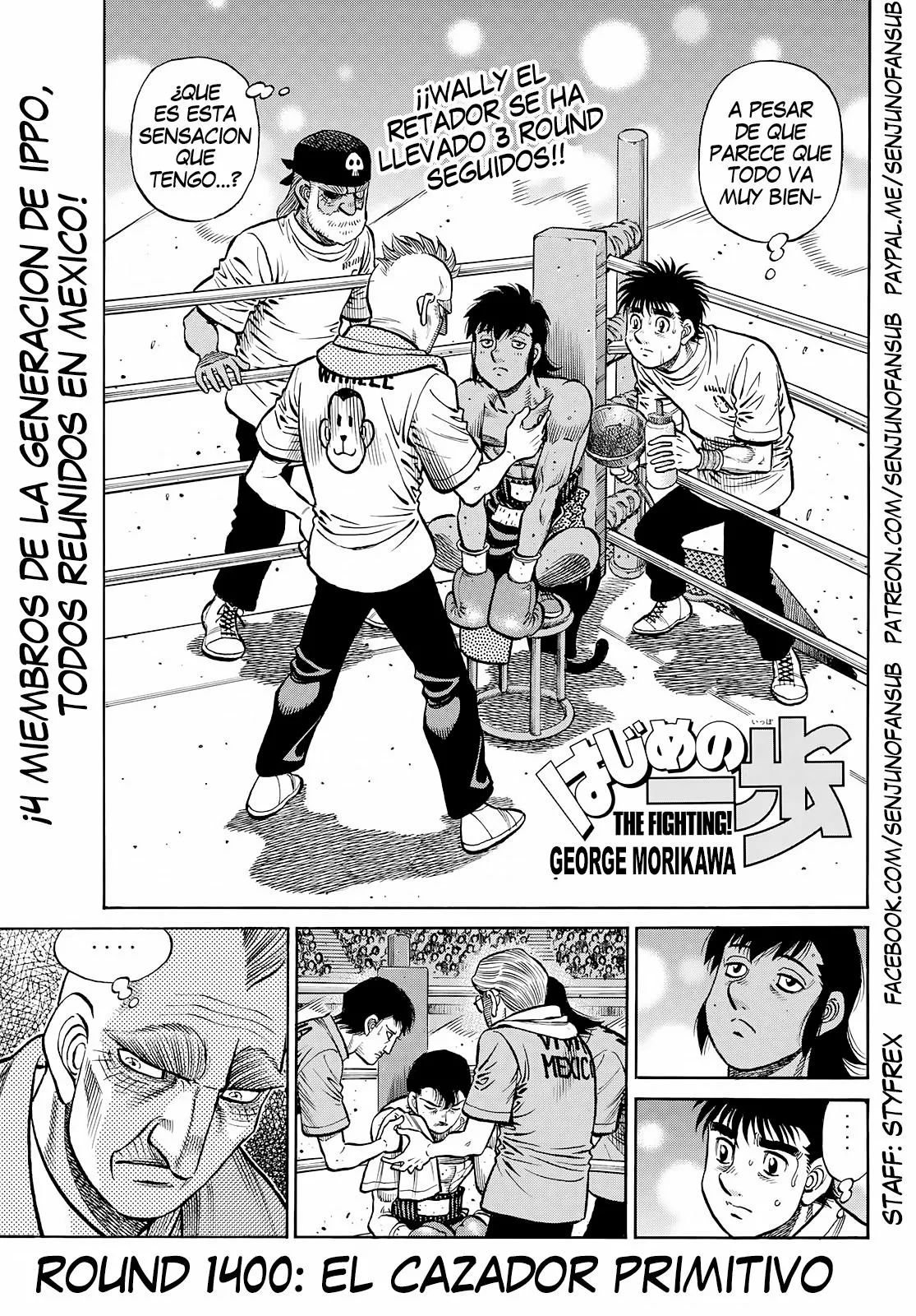 Hajime no Ippo Capítulo 1400 - Page 1