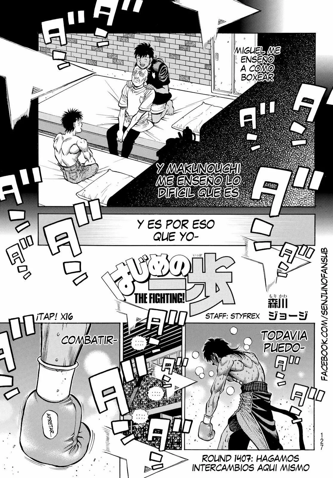 Hajime no Ippo Capítulo 1407 - Page 1