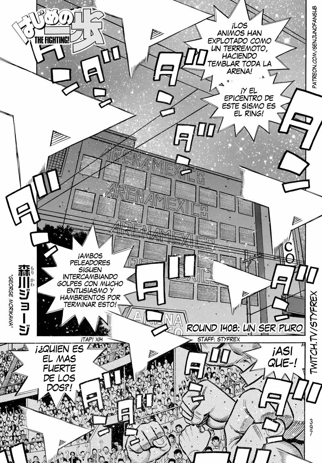 Hajime no Ippo Capítulo 1408 - Page 1