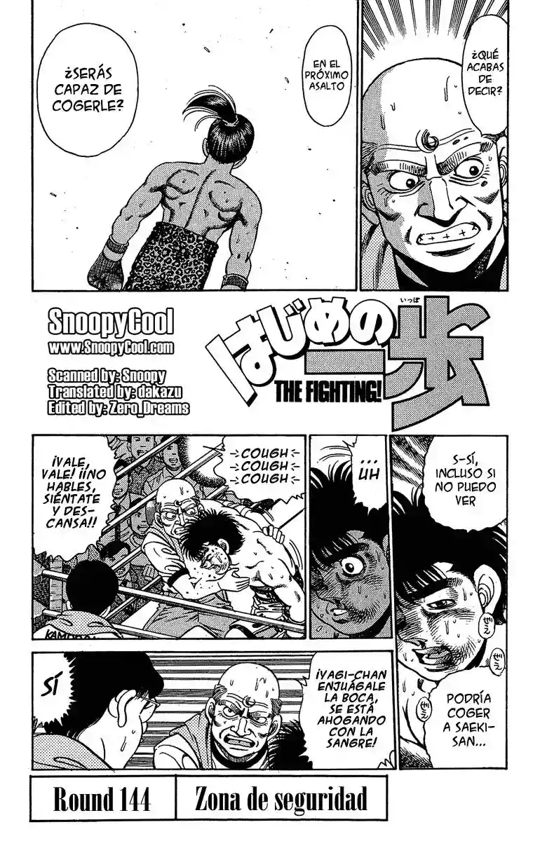 Hajime no Ippo Capítulo 144 - Page 1
