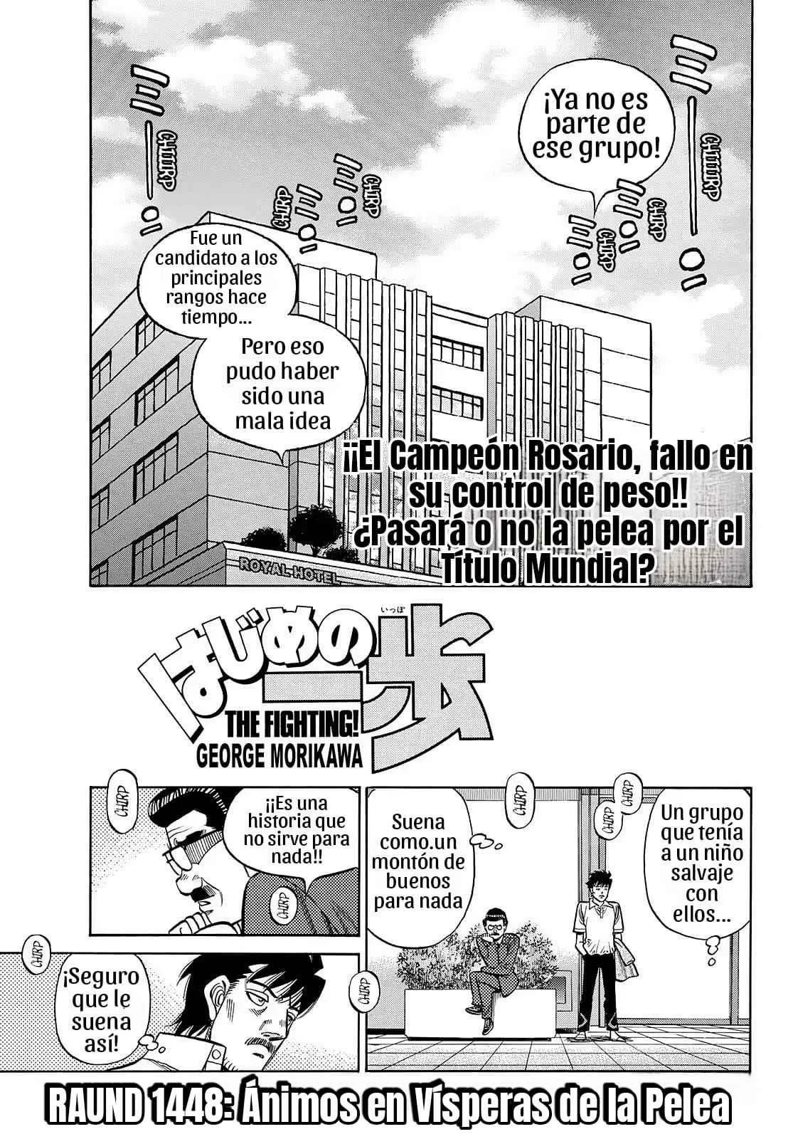 Hajime no Ippo Capítulo 1448 - Page 2