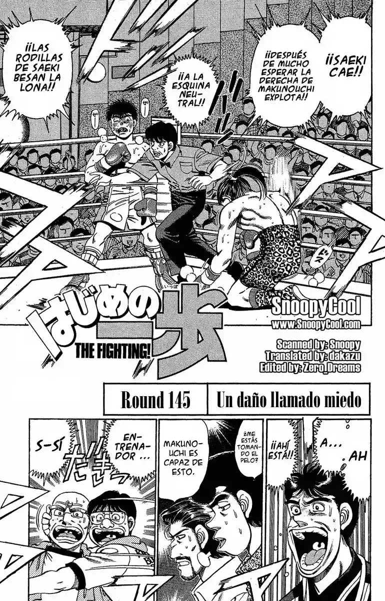 Hajime no Ippo Capítulo 145 - Page 1