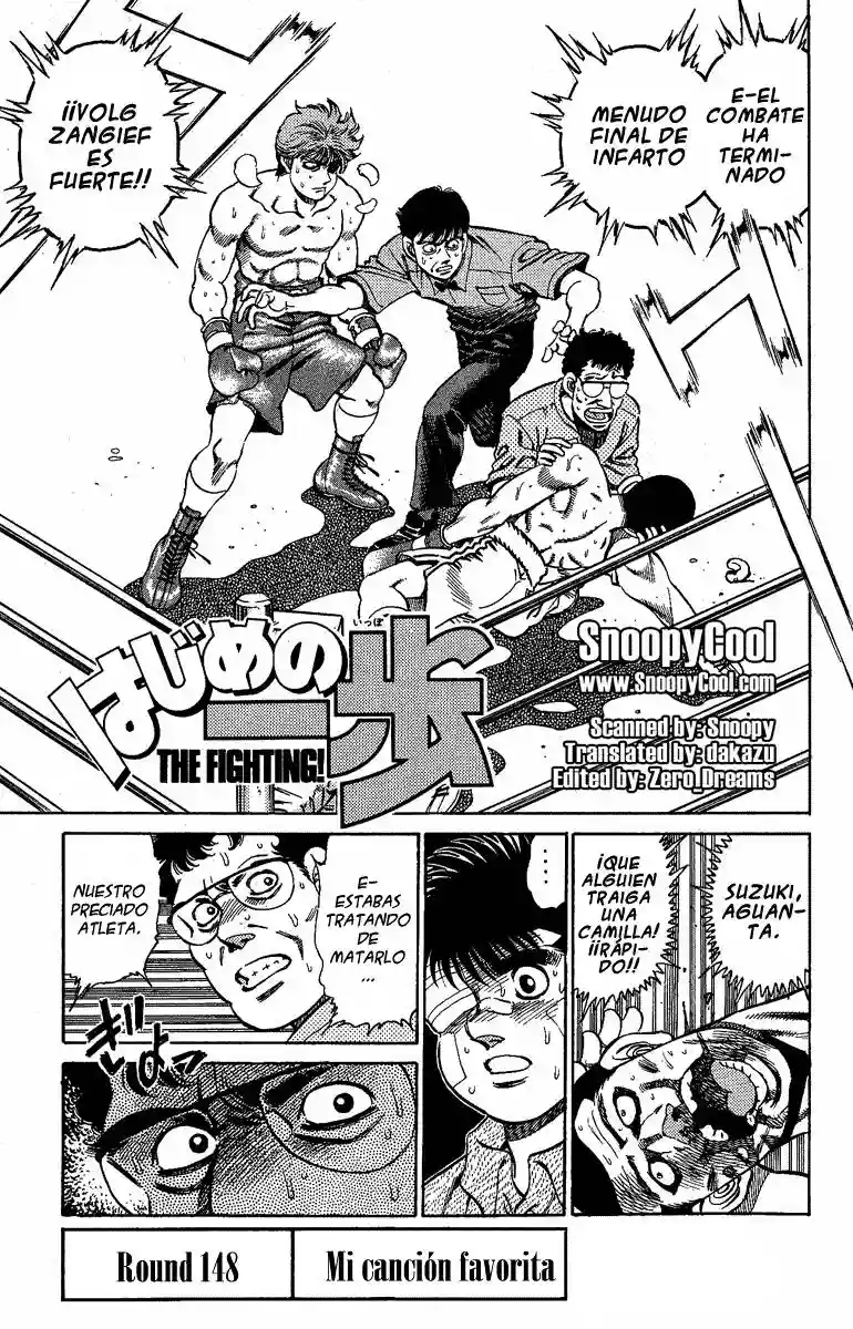 Hajime no Ippo Capítulo 148 - Page 1