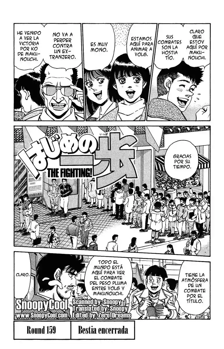 Hajime no Ippo Capítulo 159 - Page 1
