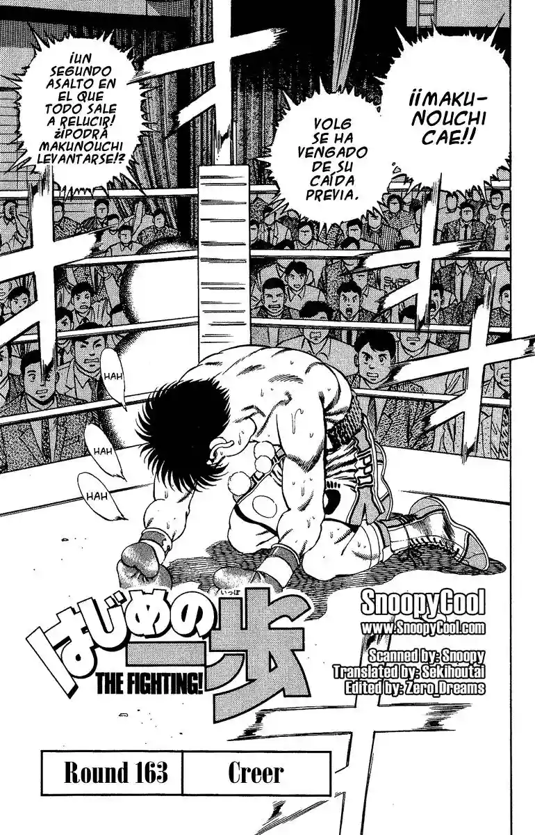 Hajime no Ippo Capítulo 163 - Page 1