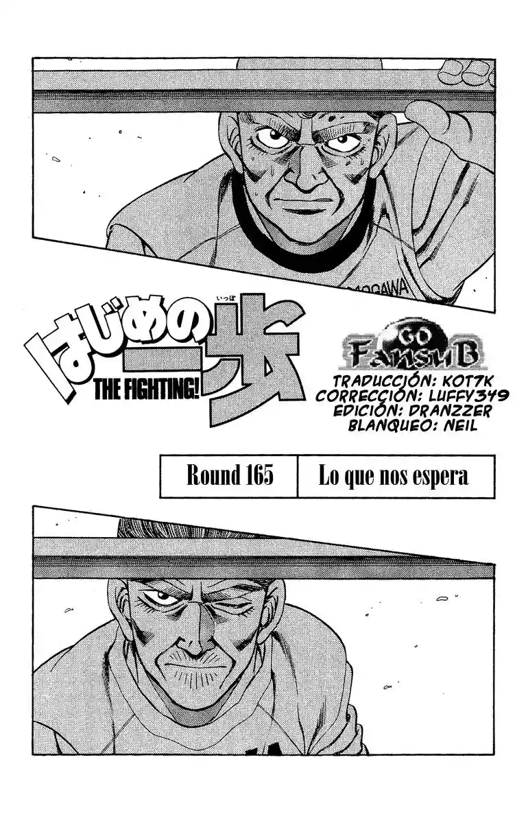 Hajime no Ippo Capítulo 165 - Page 1