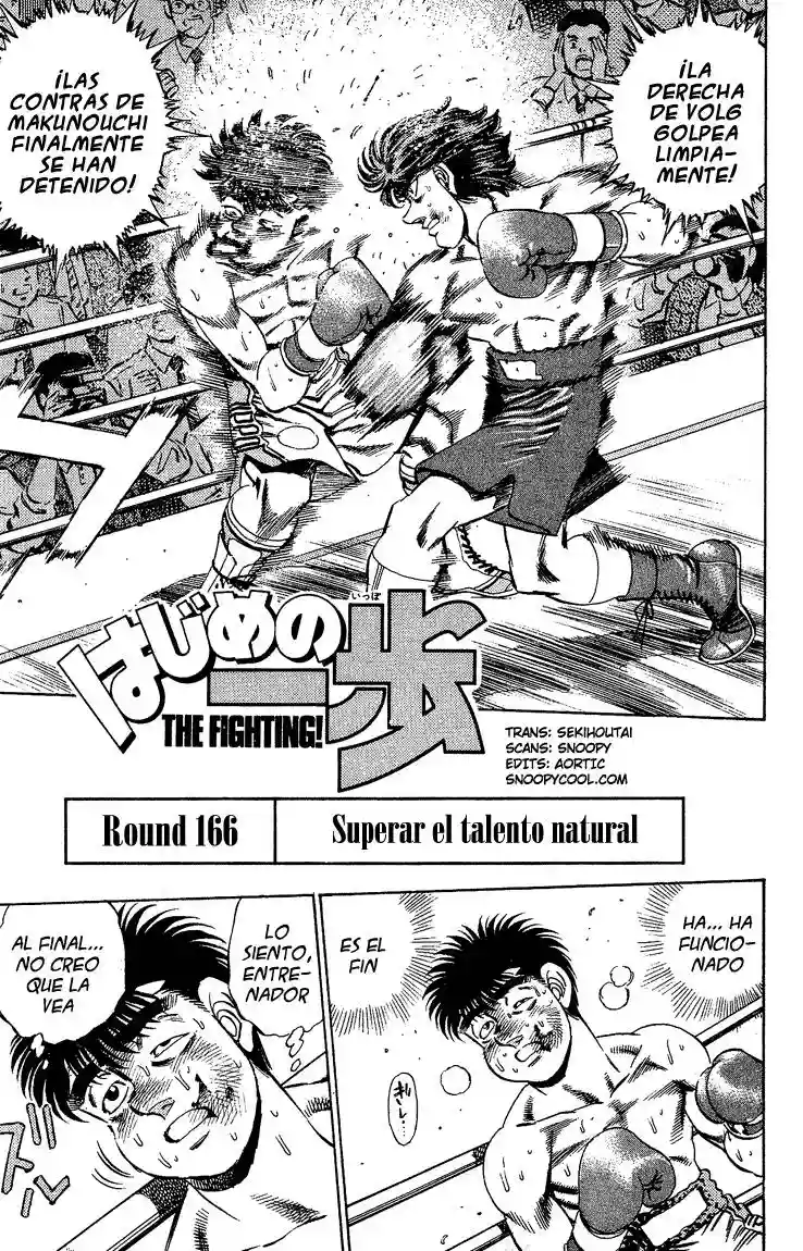 Hajime no Ippo Capítulo 166 - Page 1