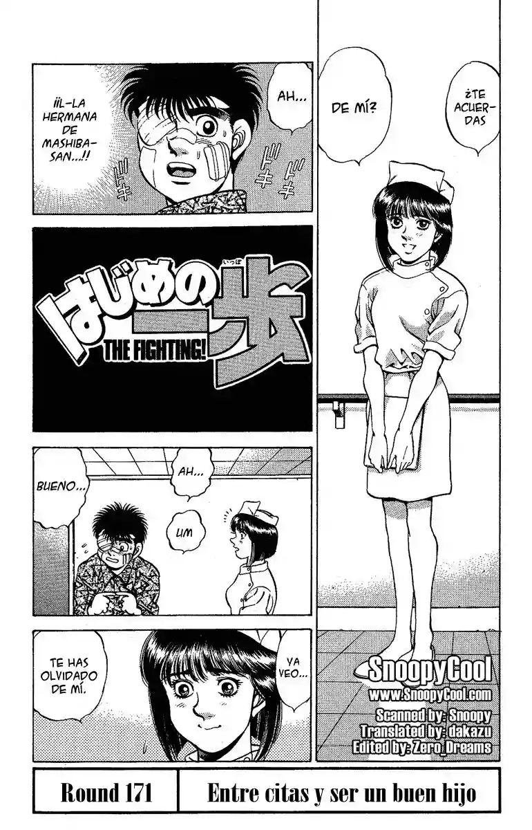 Hajime no Ippo Capítulo 171 - Page 1