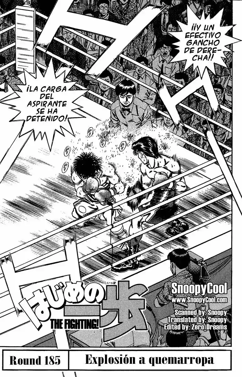 Hajime no Ippo Capítulo 185 - Page 1