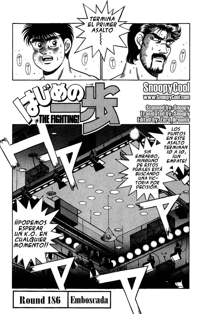 Hajime no Ippo Capítulo 186 - Page 1