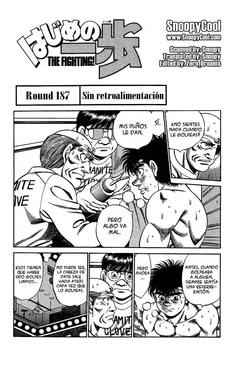 Hajime no Ippo Capítulo 187 - Page 1