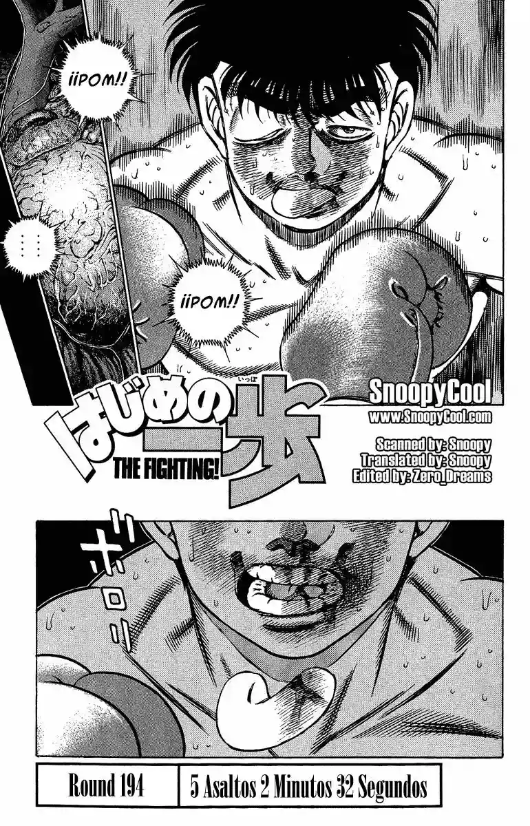 Hajime no Ippo Capítulo 194 - Page 1