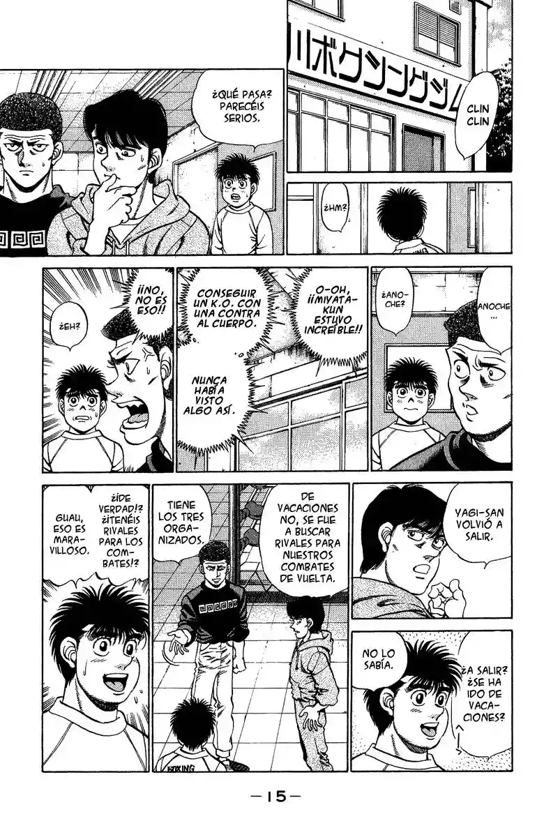 Hajime no Ippo Capítulo 206 - Page 15