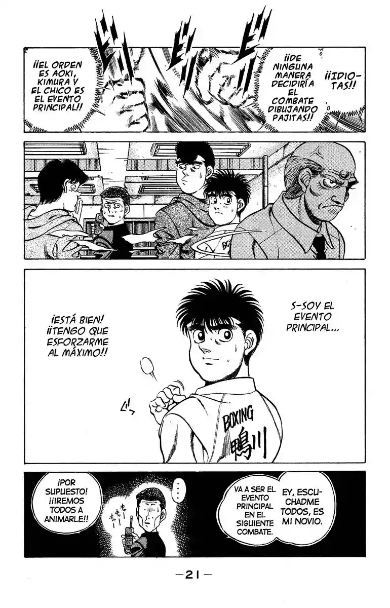 Hajime no Ippo Capítulo 206 - Page 21