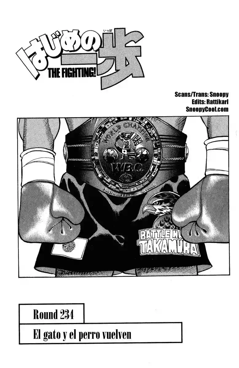 Hajime no Ippo Capítulo 234 - Page 1