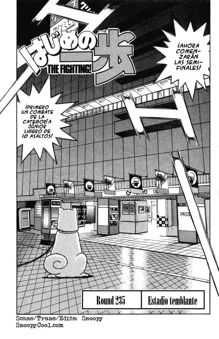 Hajime no Ippo Capítulo 235 - Page 1
