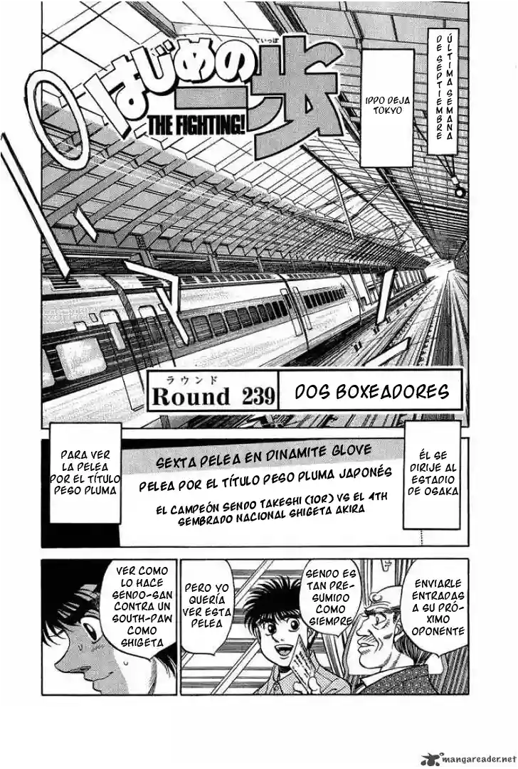 Hajime no Ippo Capítulo 239 - Page 2