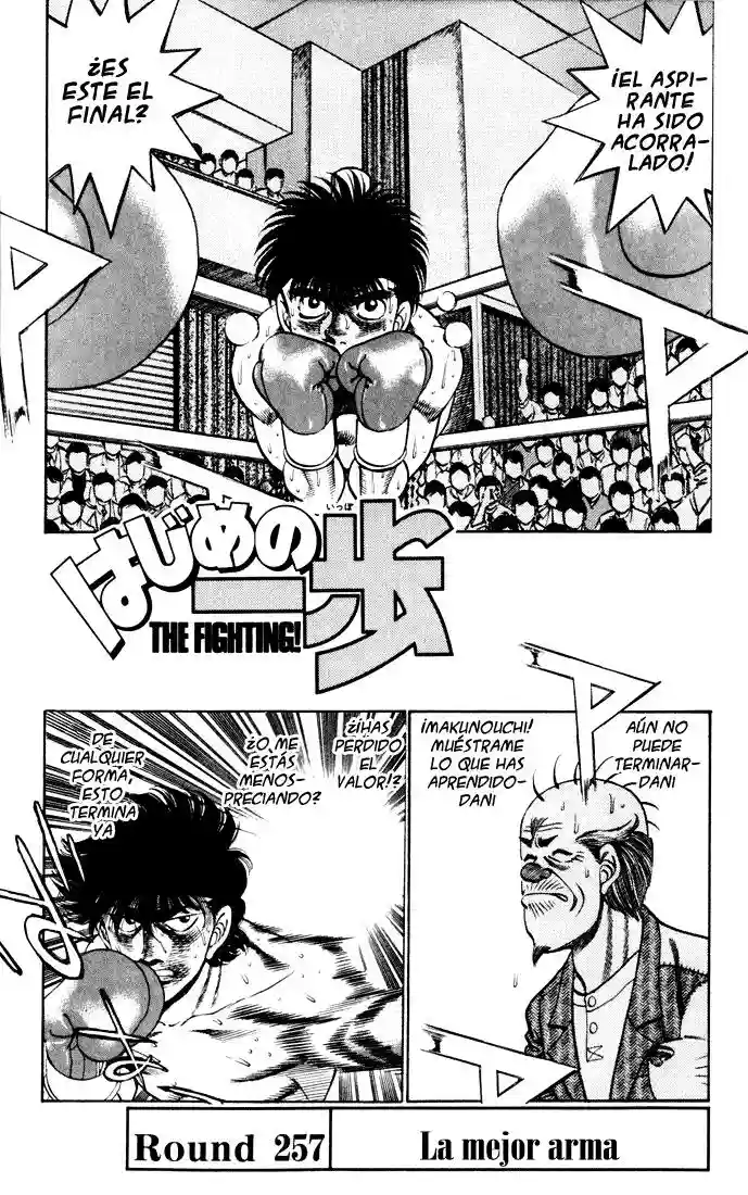 Hajime no Ippo Capítulo 257 - Page 1