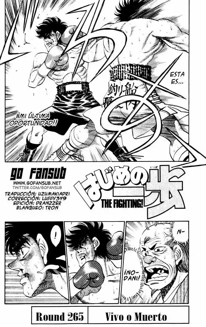 Hajime no Ippo Capítulo 265 - Page 1