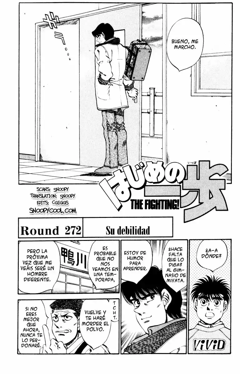 Hajime no Ippo Capítulo 272 - Page 1