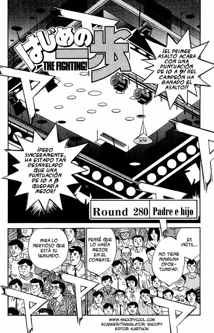Hajime no Ippo Capítulo 280 - Page 1
