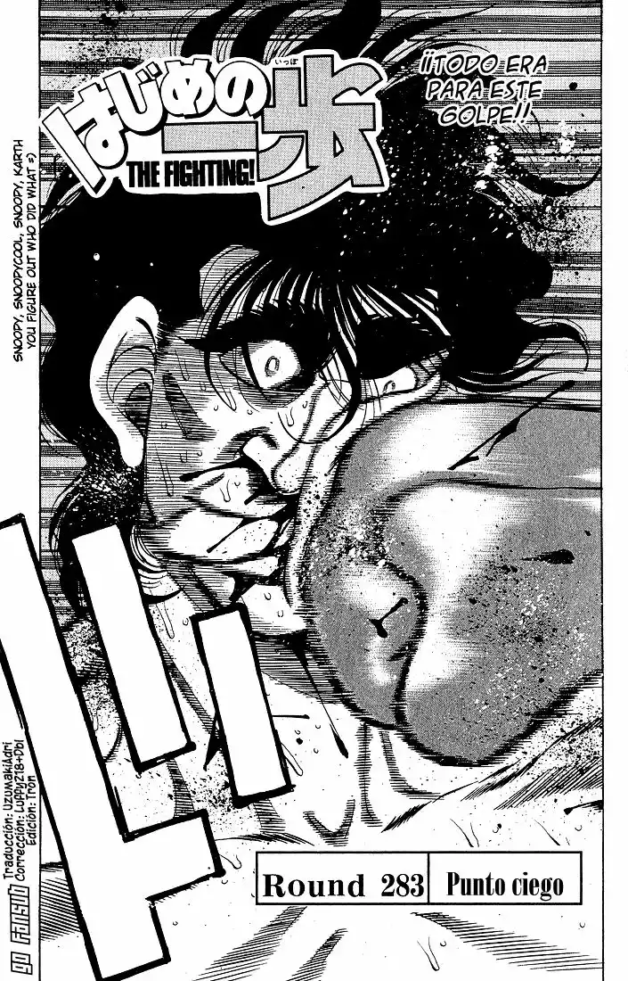 Hajime no Ippo Capítulo 283 - Page 1