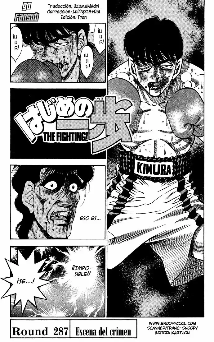 Hajime no Ippo Capítulo 287 - Page 1