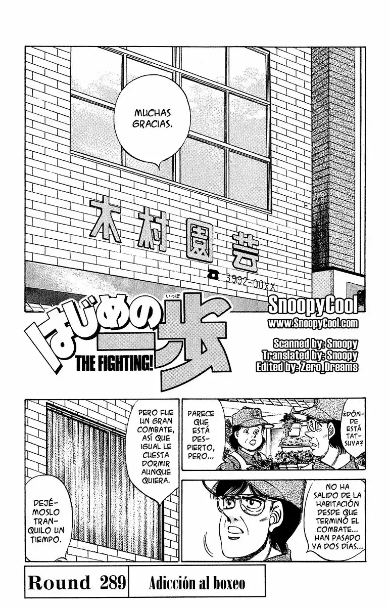 Hajime no Ippo Capítulo 289 - Page 1