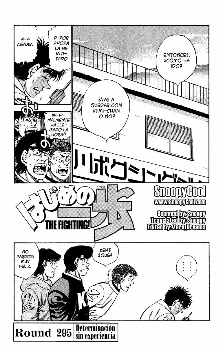 Hajime no Ippo Capítulo 295 - Page 1