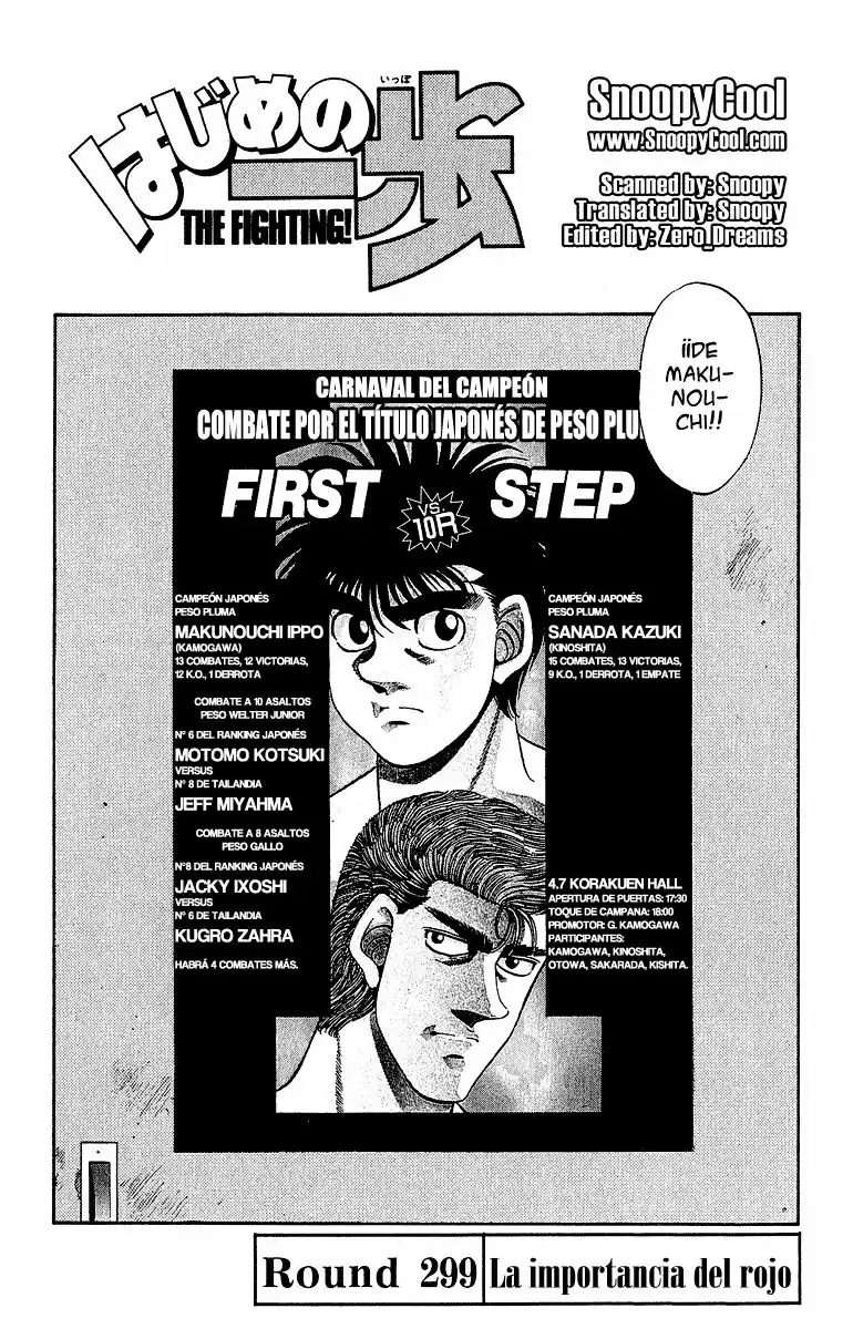 Hajime no Ippo Capítulo 299 - Page 2