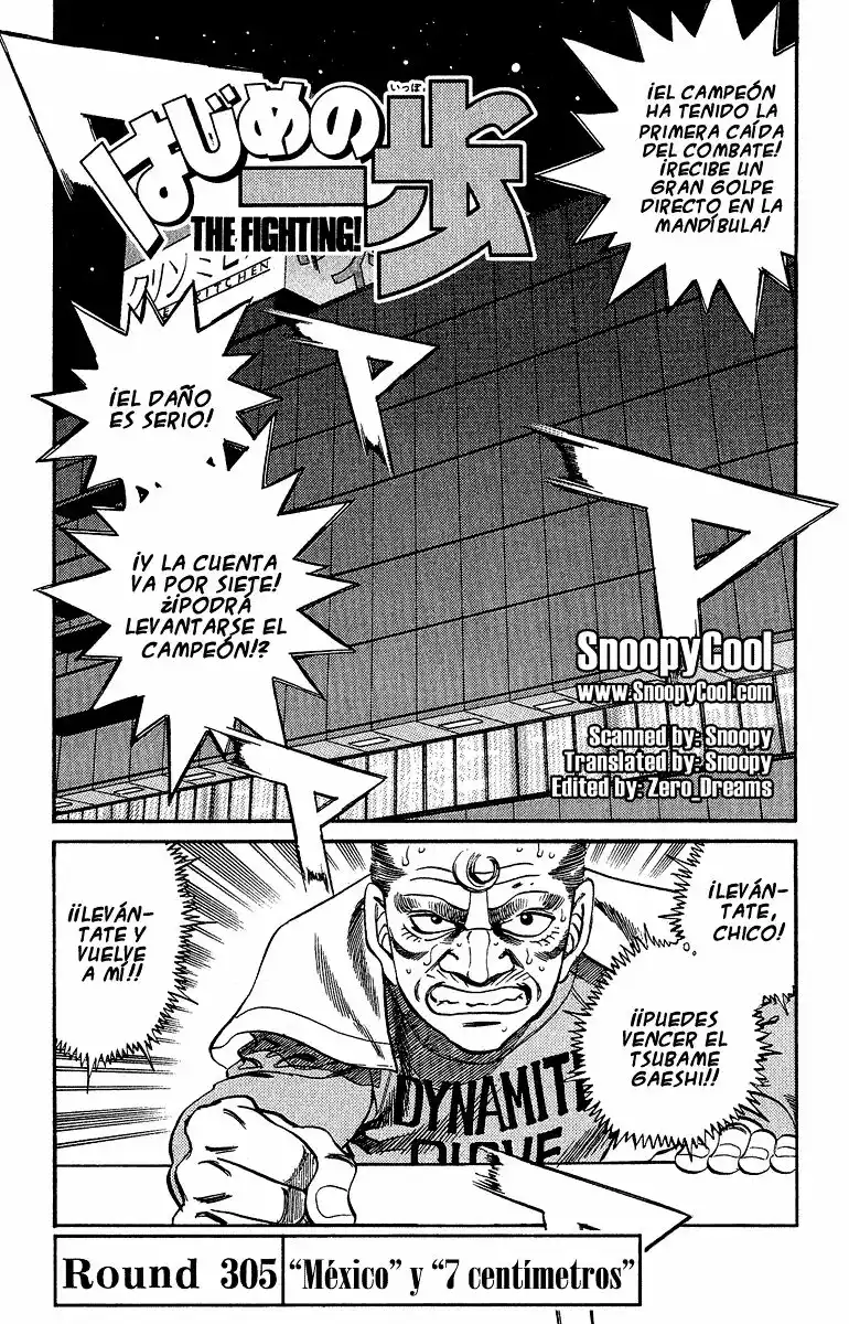 Hajime no Ippo Capítulo 305 - Page 1