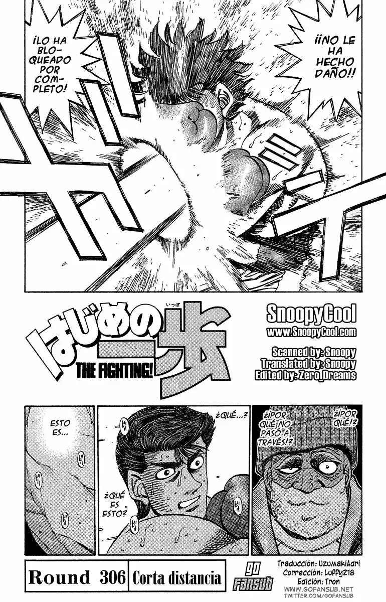 Hajime no Ippo Capítulo 306 - Page 1