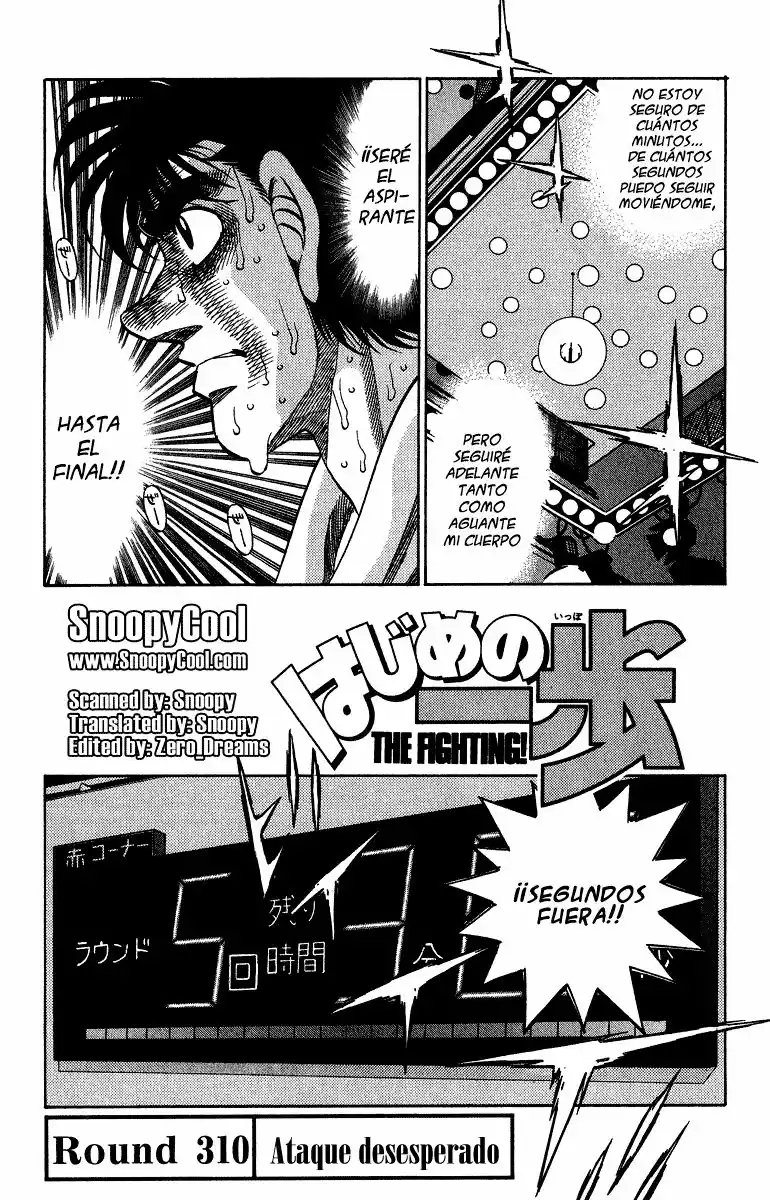 Hajime no Ippo Capítulo 310 - Page 1