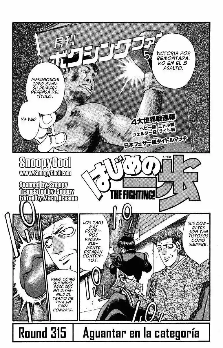 Hajime no Ippo Capítulo 315 - Page 2