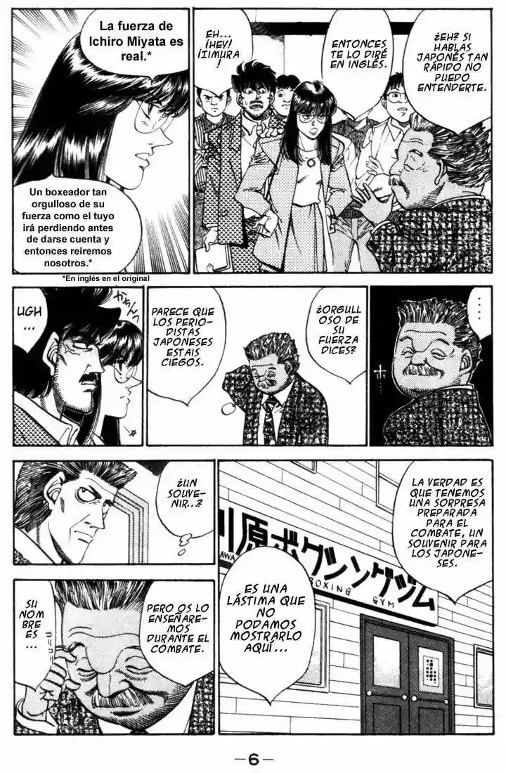 Hajime no Ippo Capítulo 316 - Page 6